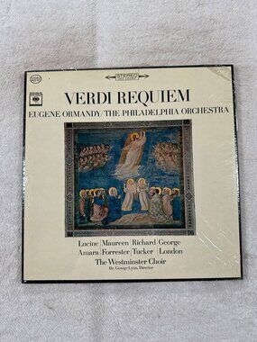 Eugene Ormandy Verdi Requiem Vinyl 1964 Columbia Masterworks Stereo Classical